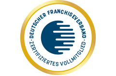 Ein Zertifikat vom Deutschen Franchiseverband, welches die RohrStar als zertifiziertes Vollmitglied bezeichnet